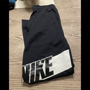Boys youth black Nike joggers